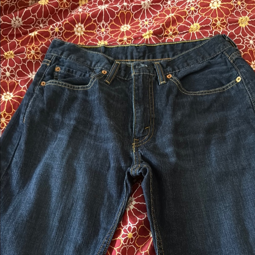Levi's Blue Straight Jeans Classic Style
